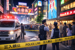 ओसाका दोतोनबोरीमा रक्तपात: १७ वर्षीय किशोरको हत्या, दुई घाइते — आक्रमणकारी फरार!